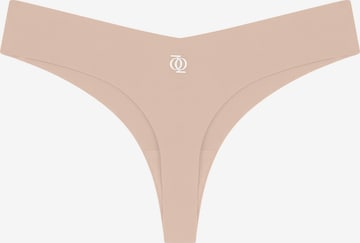 GOD SAVE QUEENS Slip 'Second Skin Brazilian' in Beige: voorkant