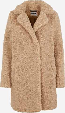 Noisy may Wintermantel 'Gabi' in Beige: voorkant