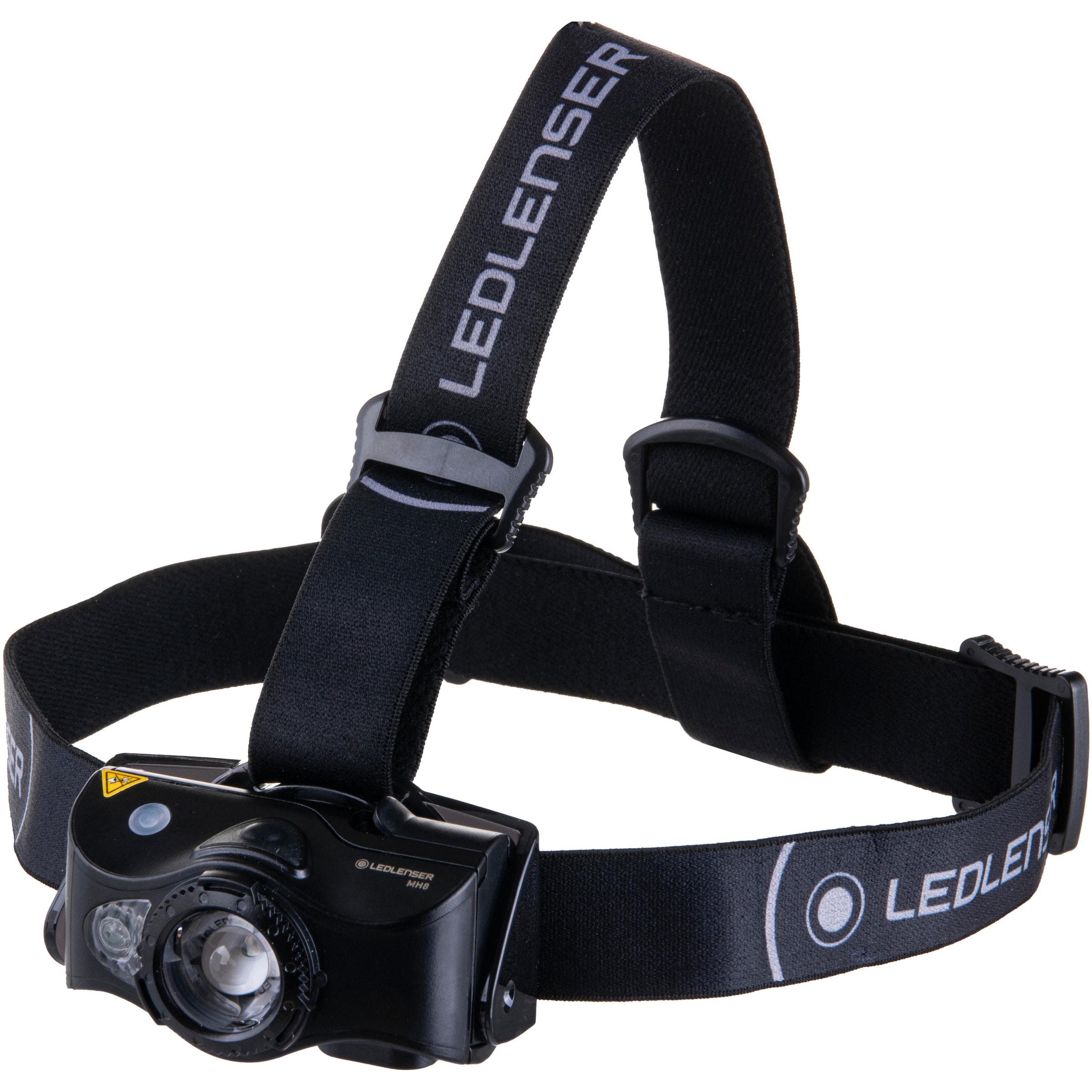 Led Lenser Lamp 'MH8' in Black: front