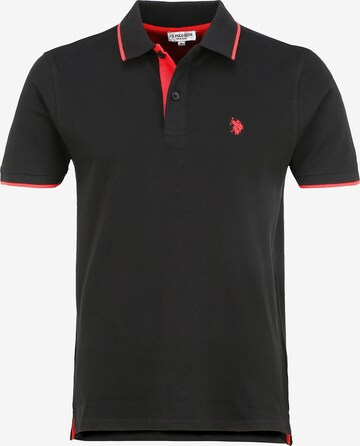 T-Shirt U.S. POLO ASSN. en noir : devant