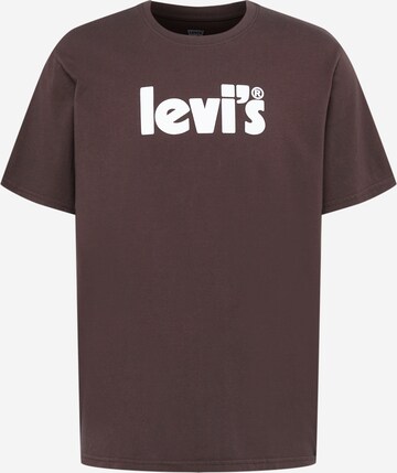 LEVI'S ® Tričko 'Relaxed Fit Tee' – hnědá: přední strana