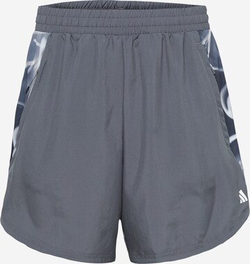 ADIDAS PERFORMANCE Regular Workout Pants 'Designed For Movement Hiit' in Grey: front