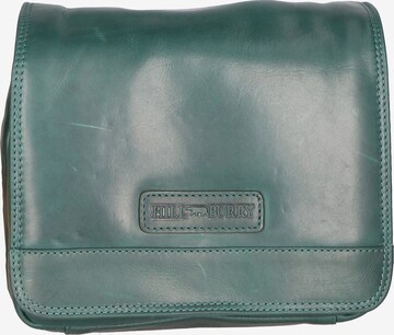 Borsa a tracolla 'Borsa a tracolla uomo vera pelle vitello ingrassato Hill Burry' di HILL BURRY in verde: frontale