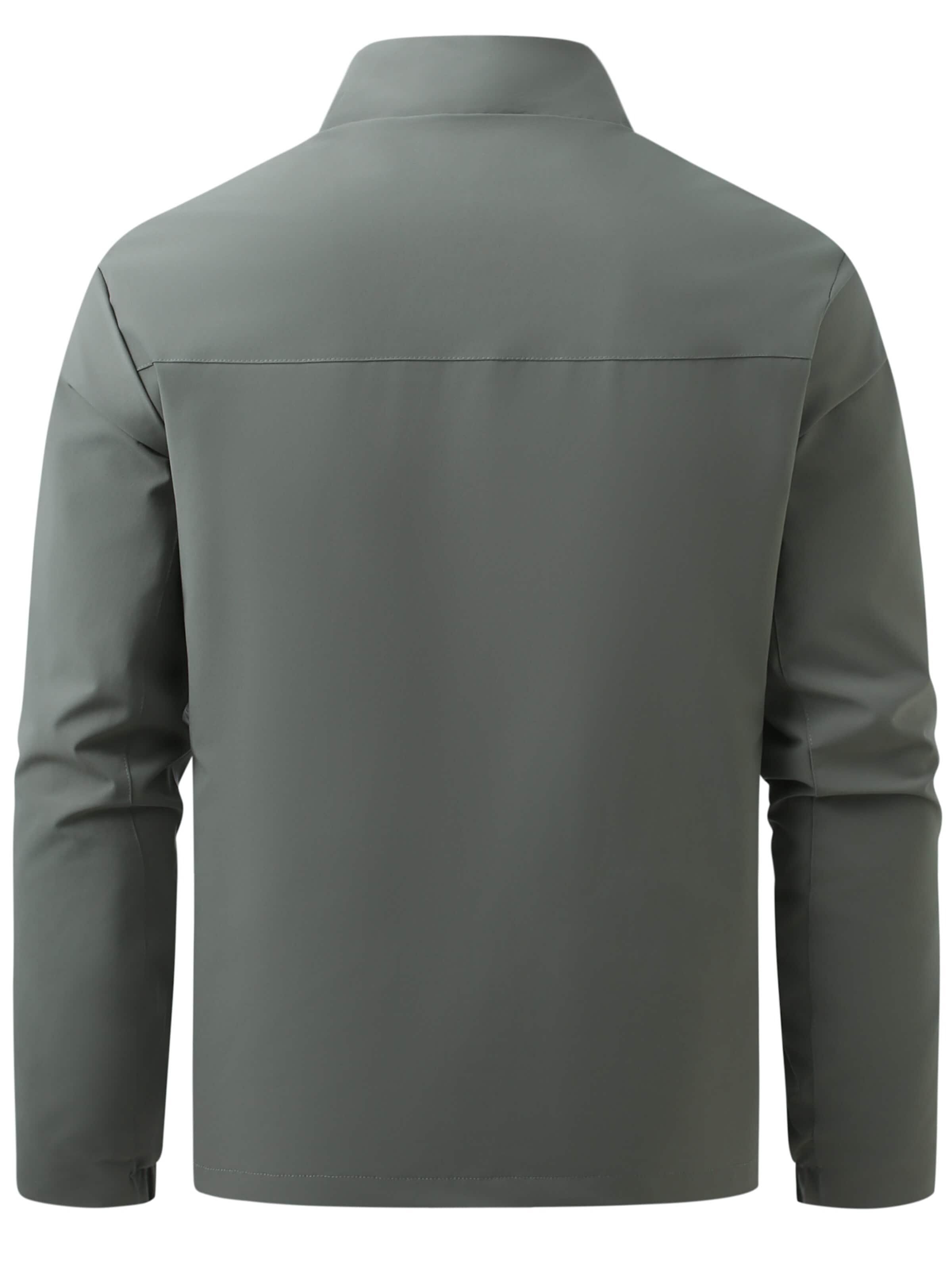 ALLTHEMEN Between-Season Jacket 'Windspur' in Green