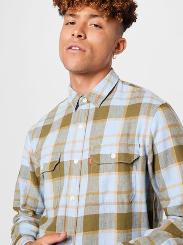 LEVI'S ® Comfort fit Button Up Shirt 'Jackson Worker' in Blue