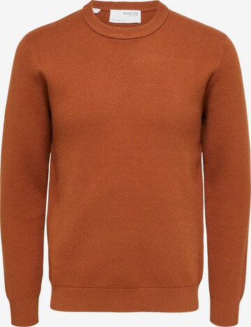 SELECTED HOMME Sweater 'TORONTO' in Brown: front