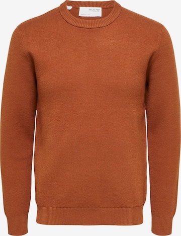 SELECTED HOMME Pullover 'TORONTO' i brun: forside