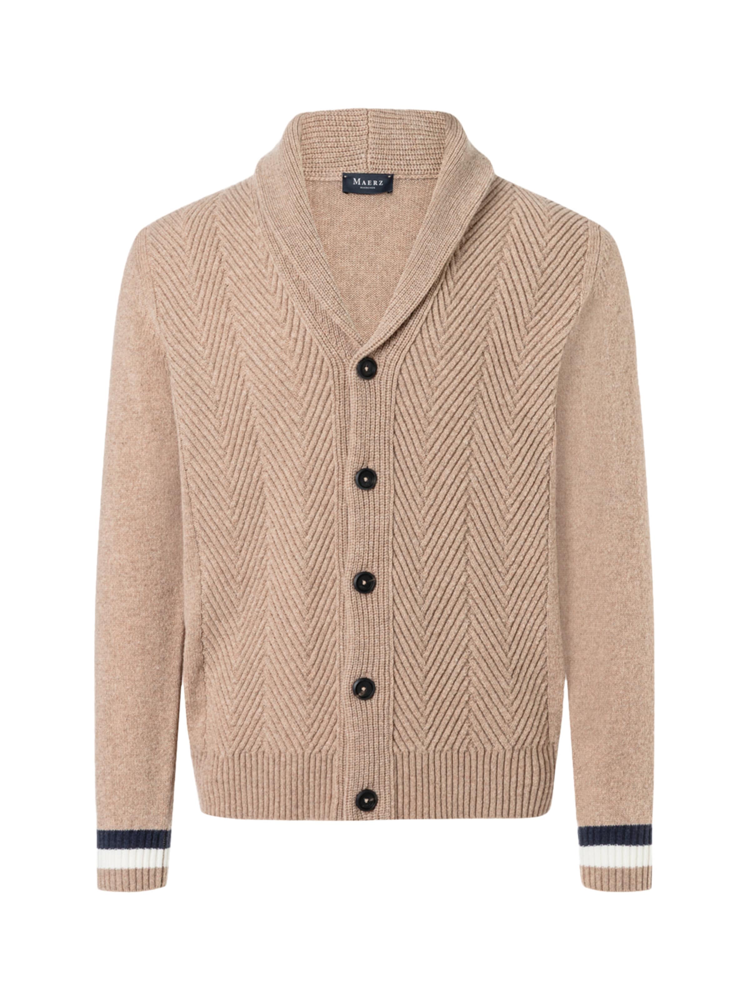 MAERZ Muenchen - Casaco de malha em castanho: frente