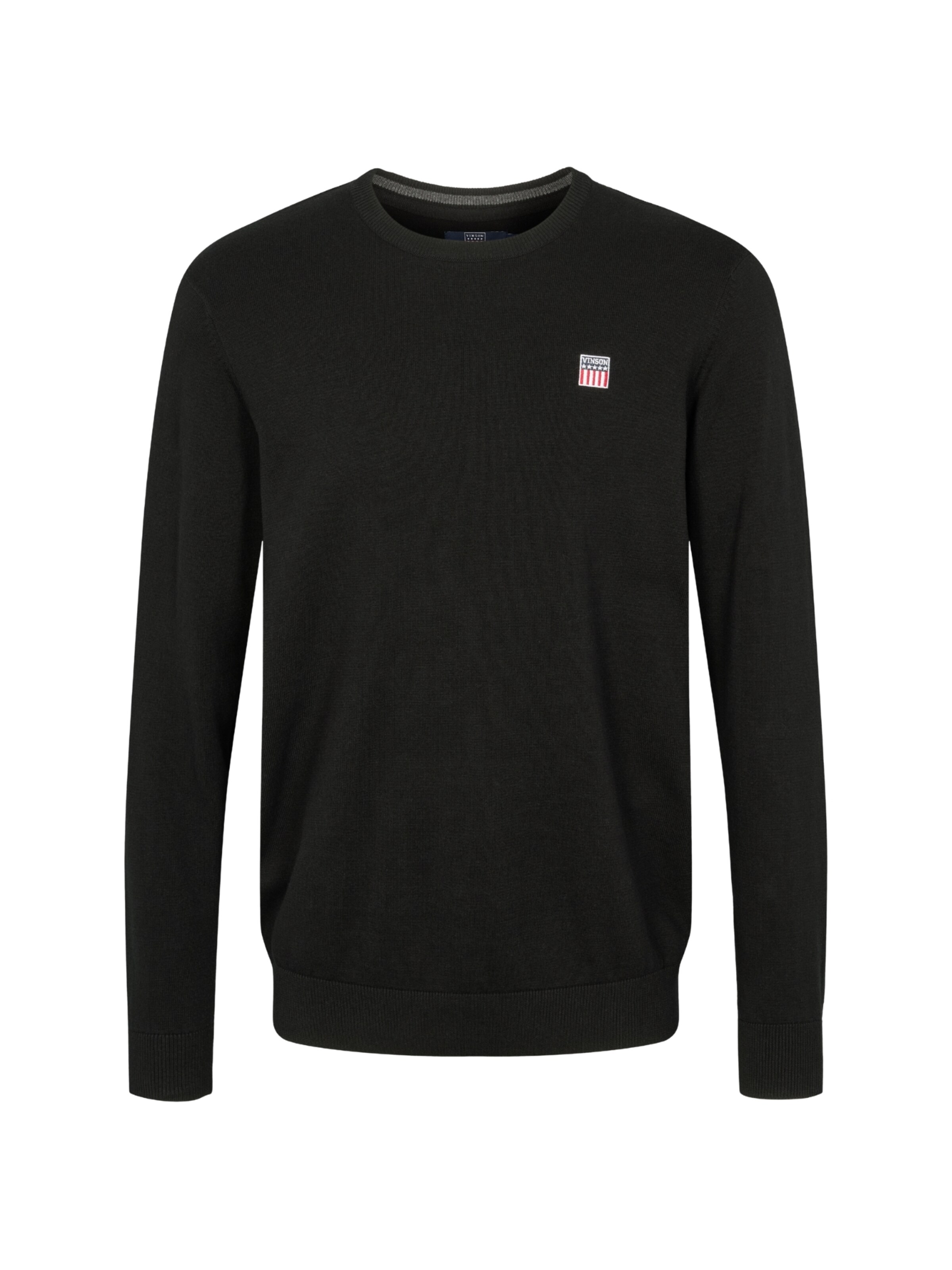 Pullover 'Julian' di VINSON in nero: frontale