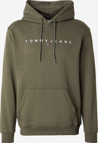 Tommy Jeans Свитшот в Зеленый: спереди