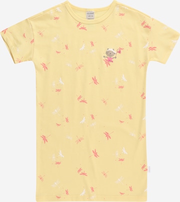 SCHIESSER - Camiseta de noche en amarillo: frente