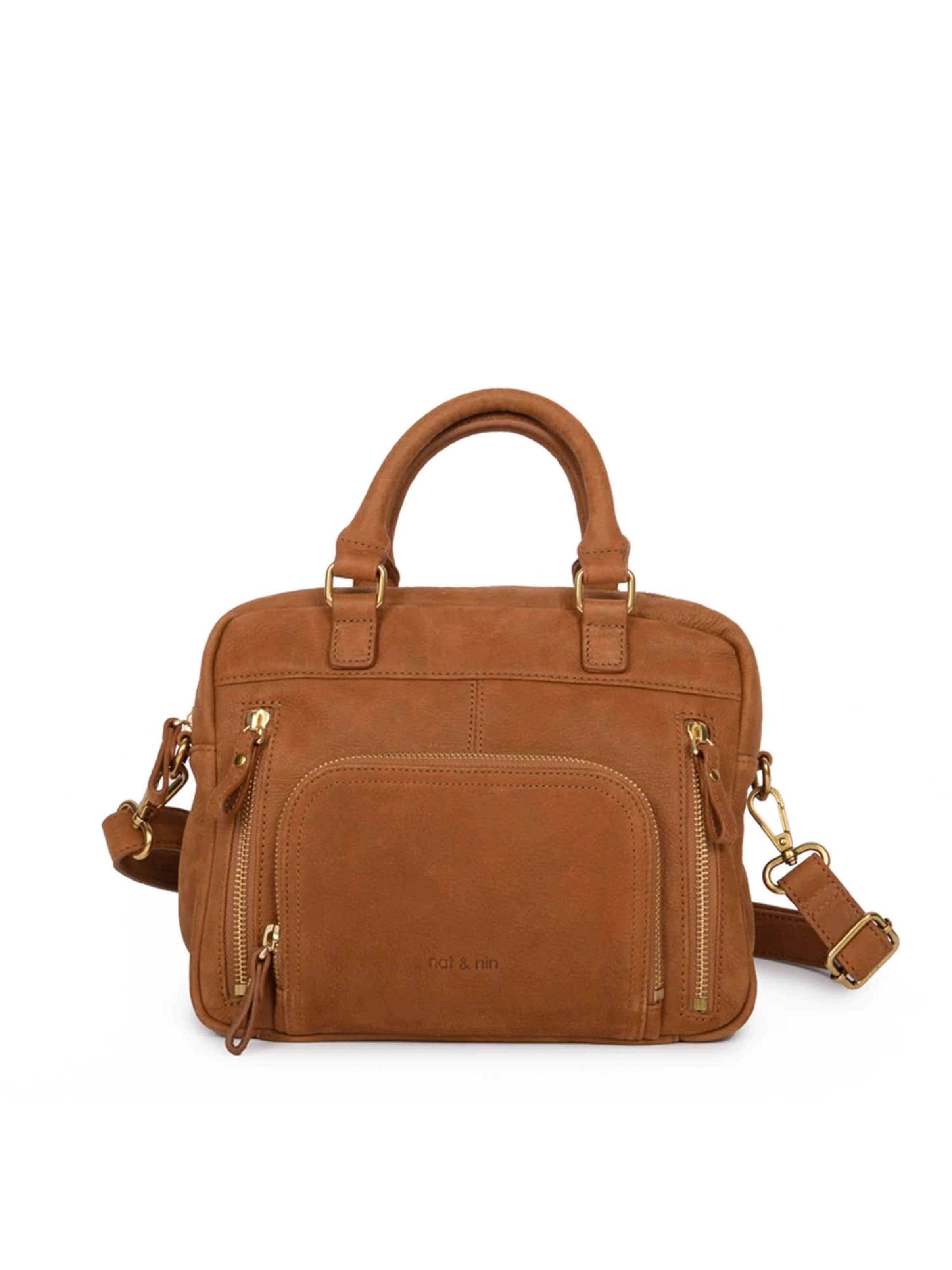 Sacs à main 'Mini Macy' Nat&Nin en marron : devant