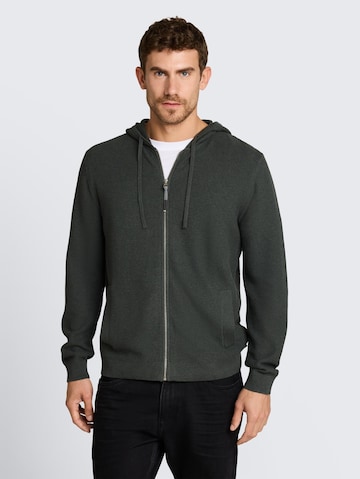 TOM TAILOR Gebreid vest in Groen: voorkant