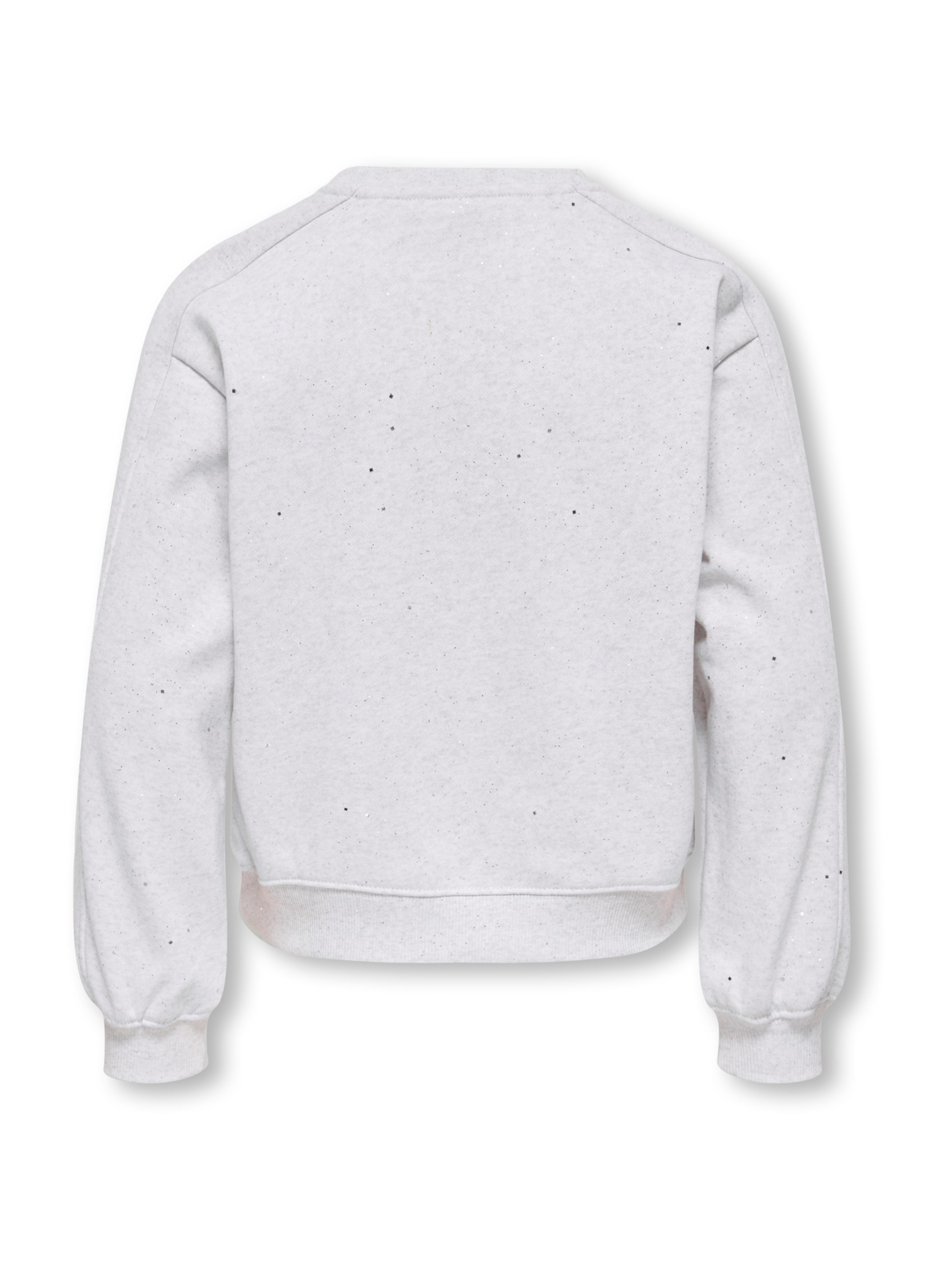 ONLY GIRLS Sweatshirt 'KOGOLIVIA' in Grijs