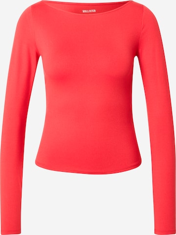 HOLLISTER Tričko - Červená: predná strana