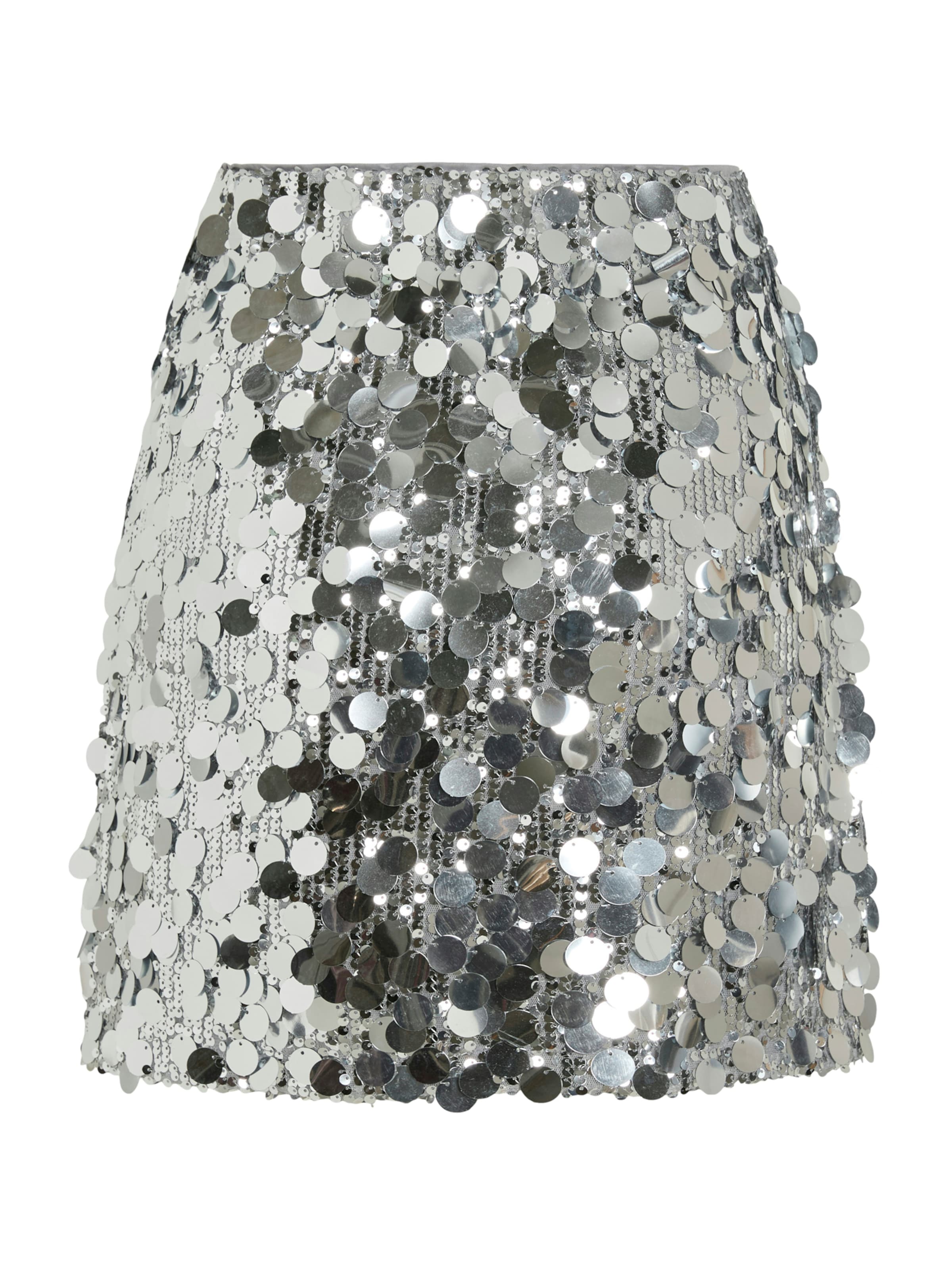 VILA Skirt 'VICHAYA' in Silver