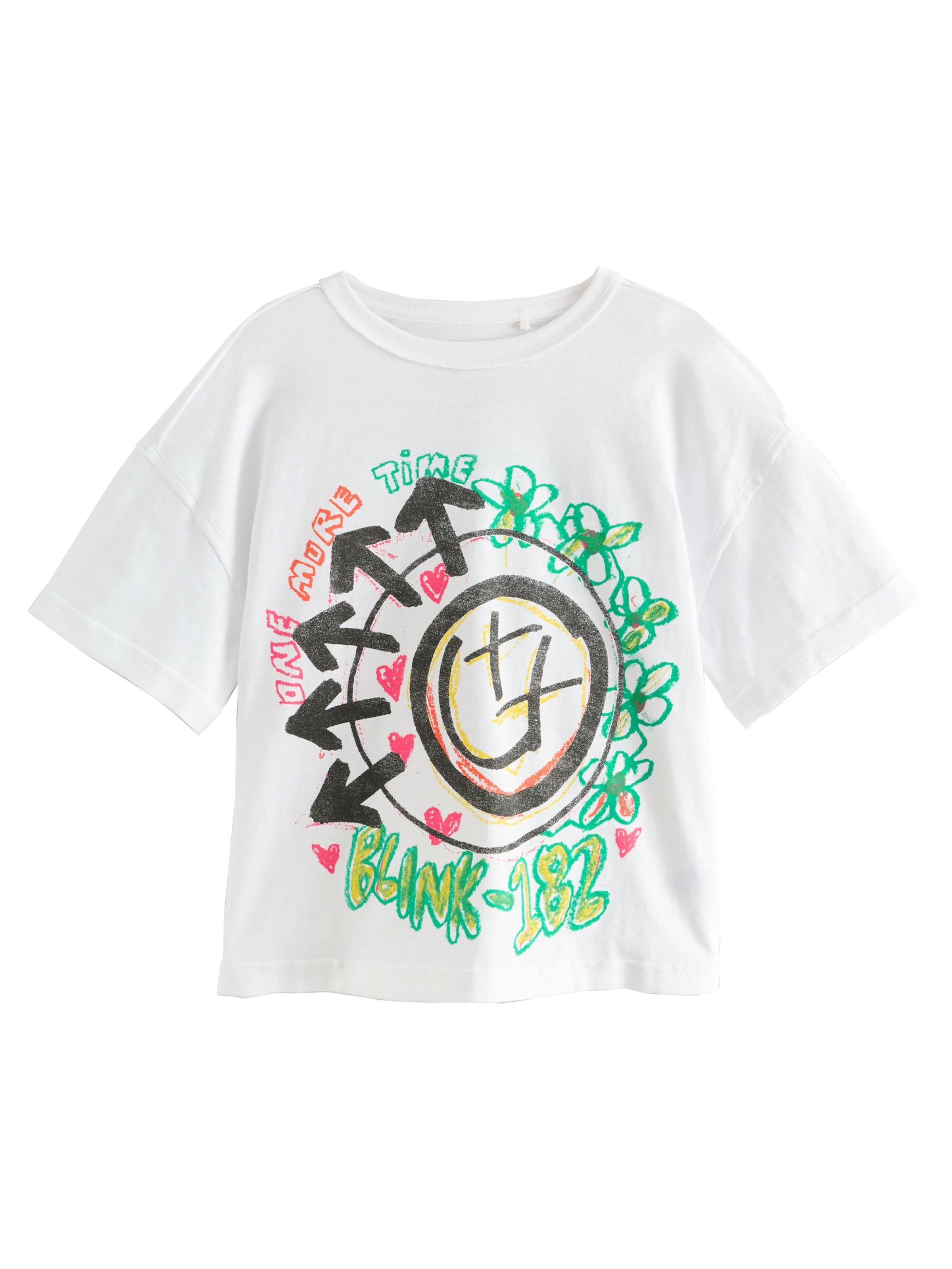 Next Shirt 'License Band' in White: front