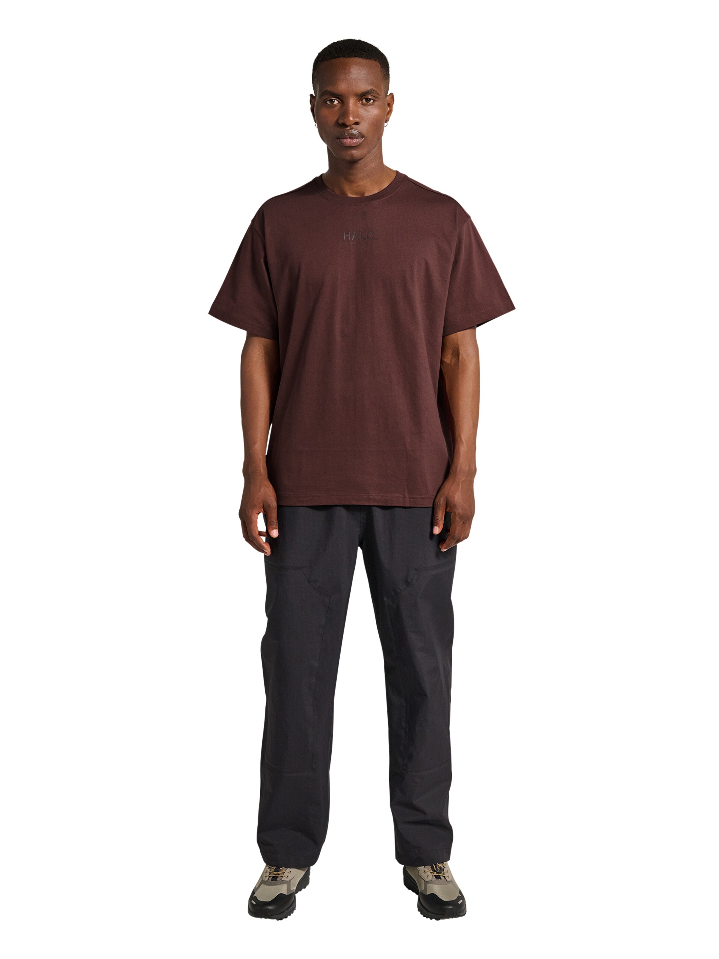 HALO T-Shirt in Braun