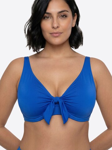 Vivisence T-shirt Bikini Top '3202' in Blue