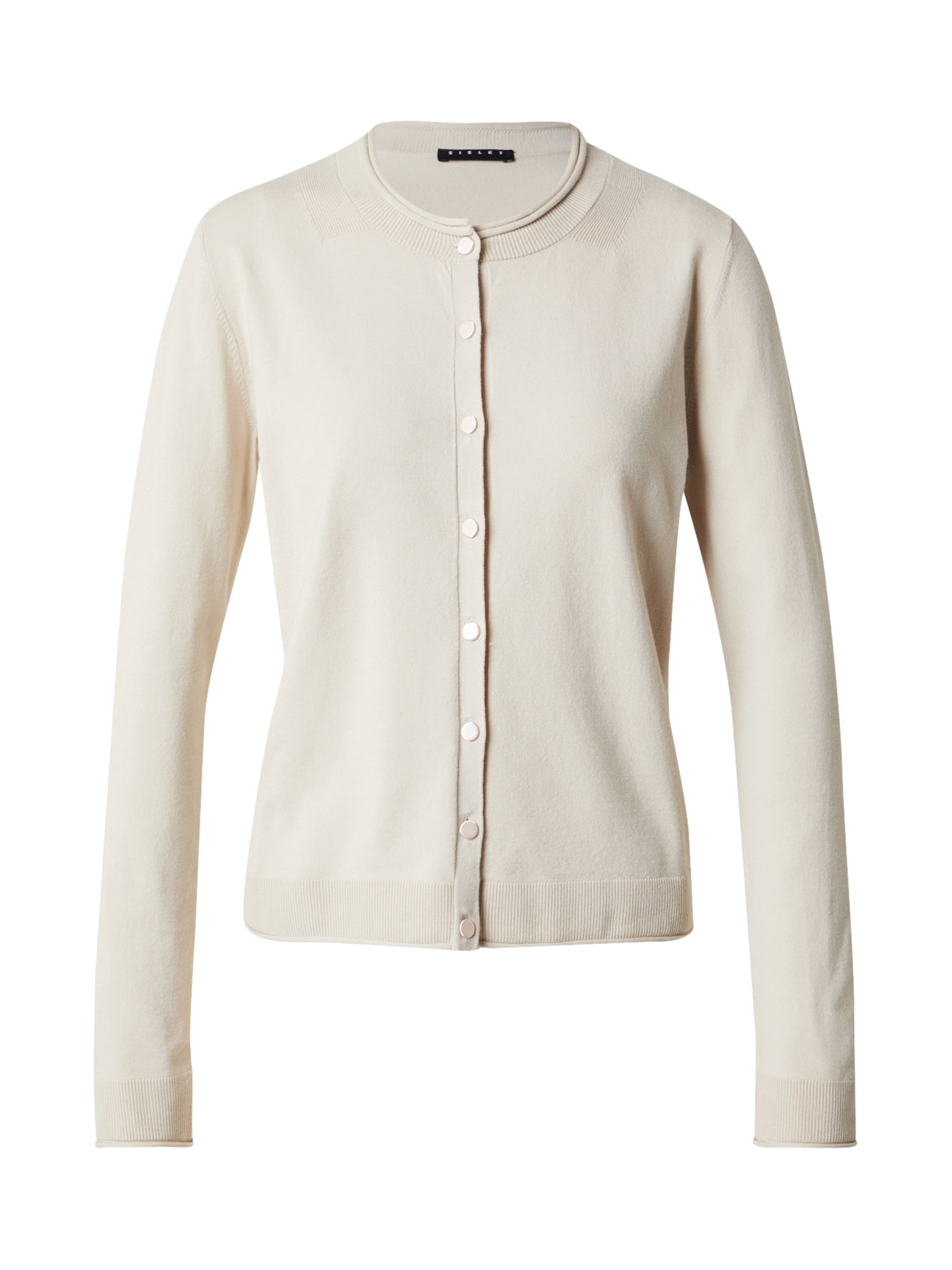 Sisley - Casaco de malha em bege: frente