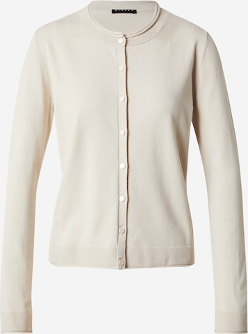 Cardigan Sisley en beige : devant