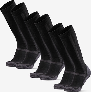 DANISH ENDURANCE Kniestrümpfe in Schwarz: Vorderseite