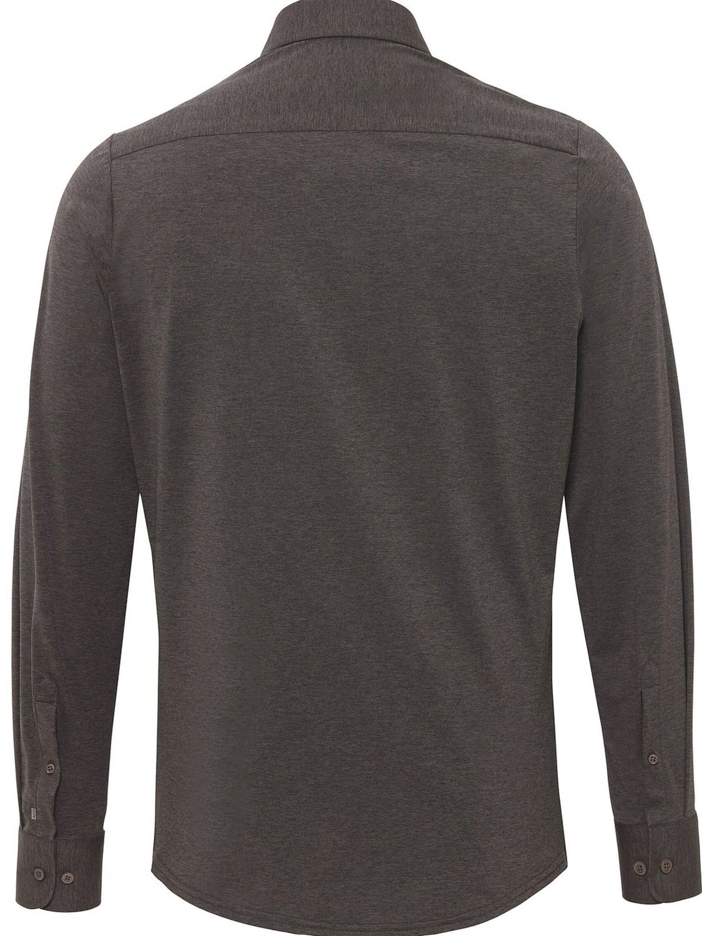 PURE Slim fit Button Up Shirt in Brown
