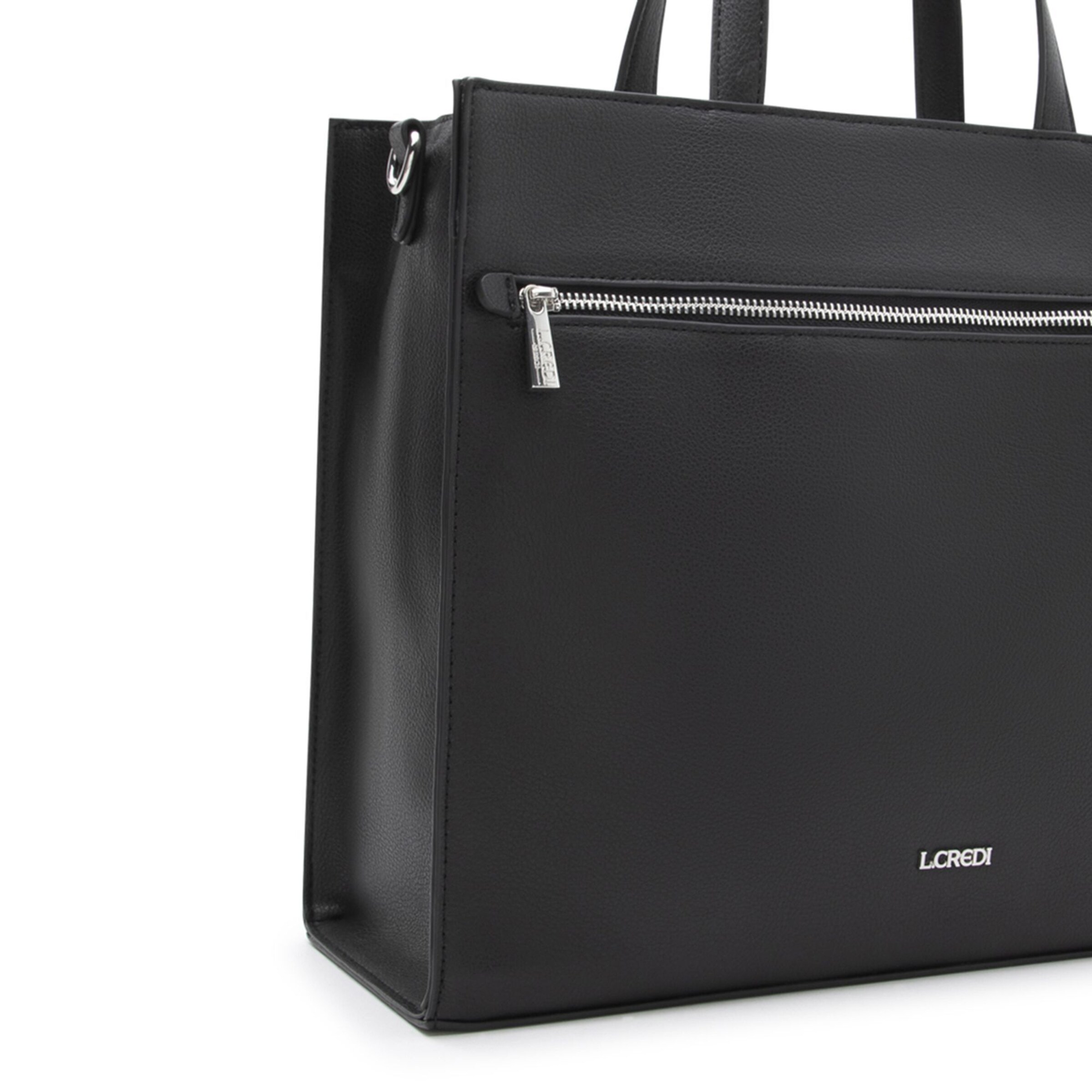 Cabas 'Paulina' L.CREDI en noir