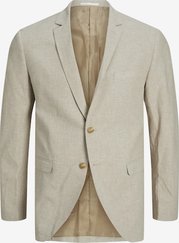 JACK & JONES Slim fit Suit Jacket 'Riviera' in Brown: front