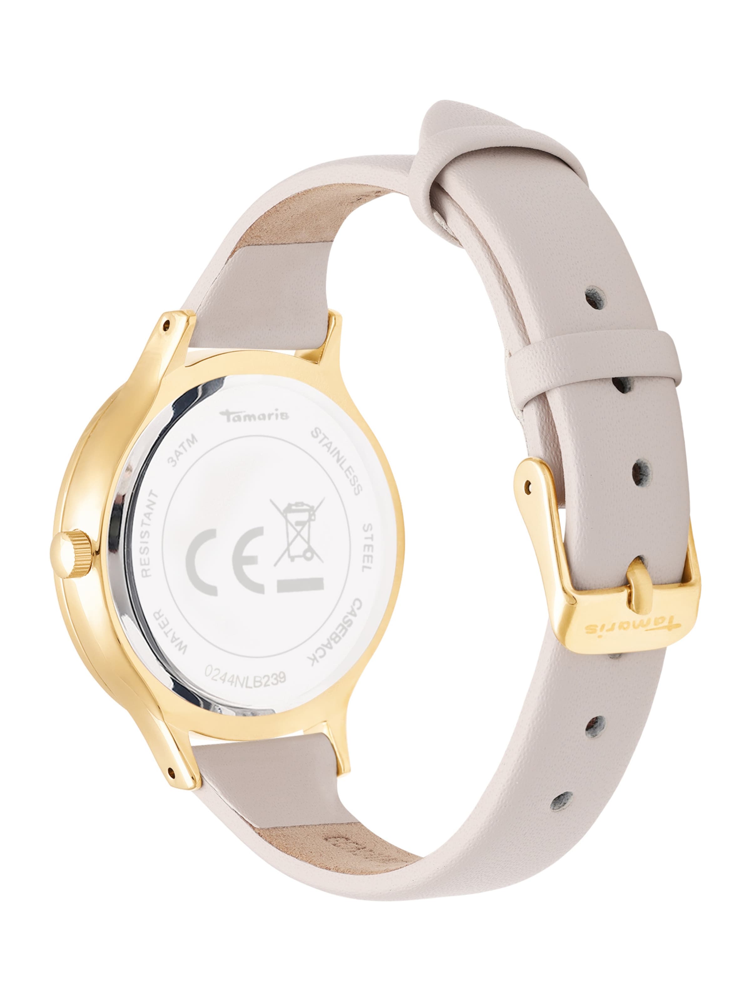 Tamaris Analog Watch 'Life Tree' in Beige