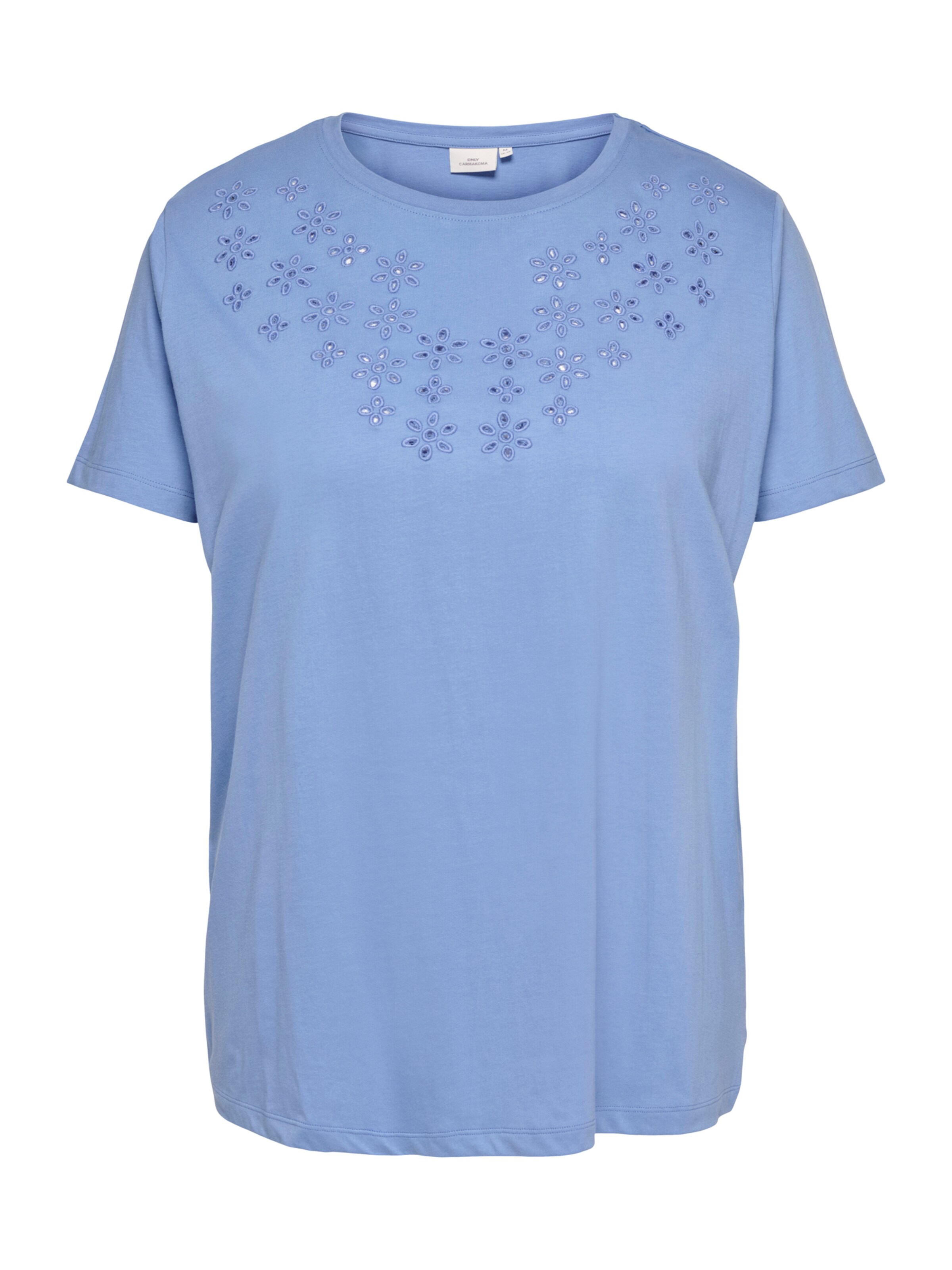 ONLY Carmakoma Tričko 'CARSALLY' – modrá: přední strana