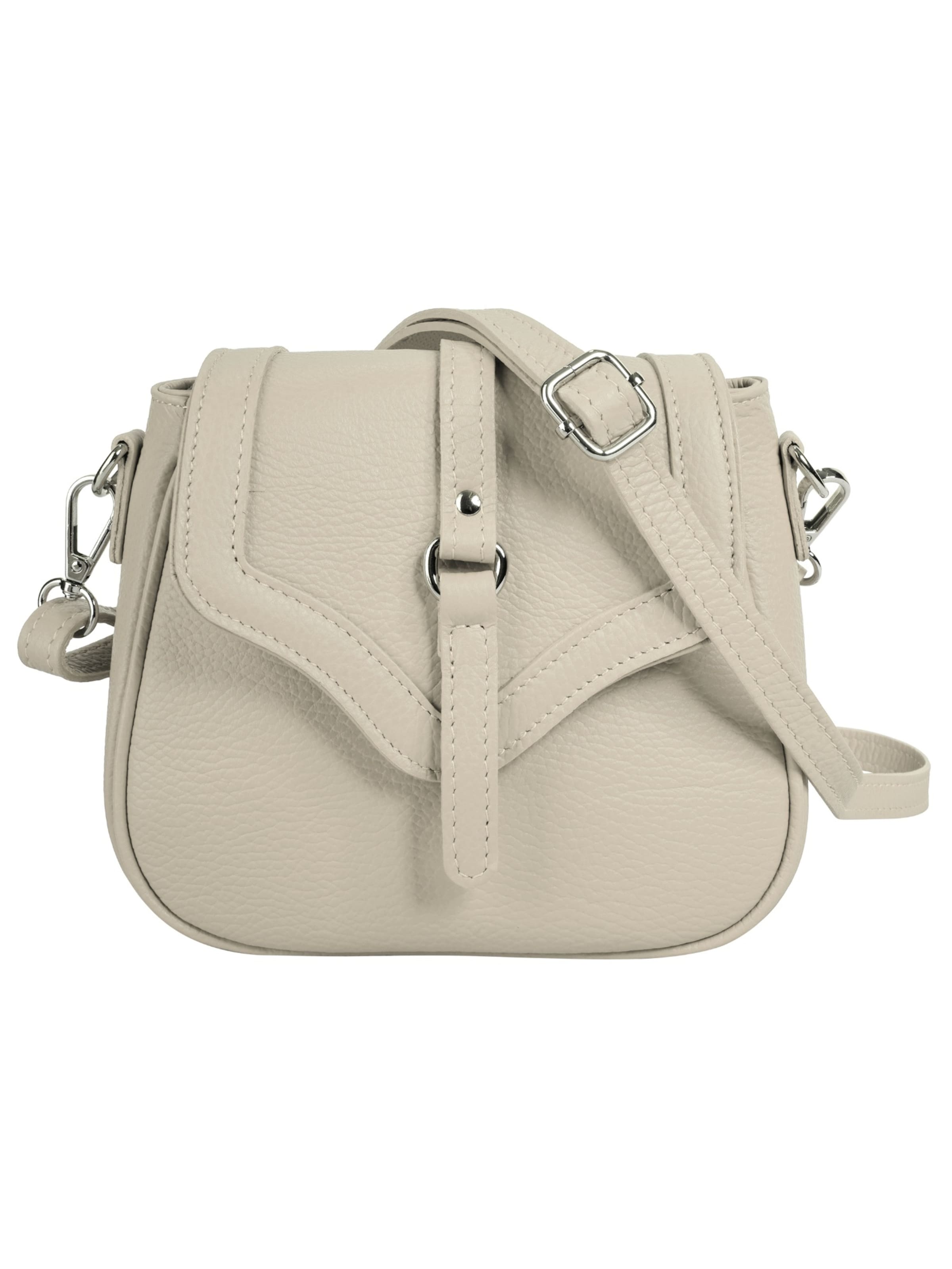 Cluty Crossbody Bag in Beige: front