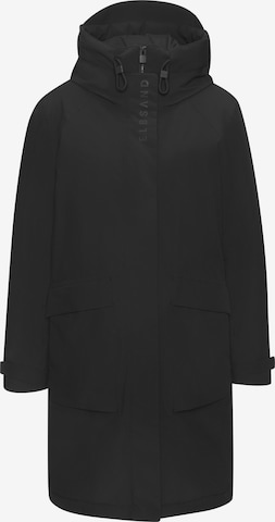Elbsand Between-Seasons Parka in Black: front