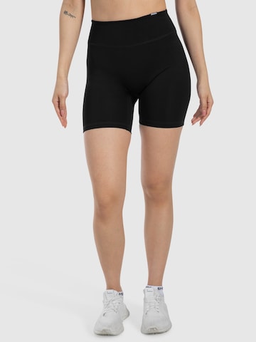 Smilodox Slim fit Sports trousers ' Etty ' in Black: front