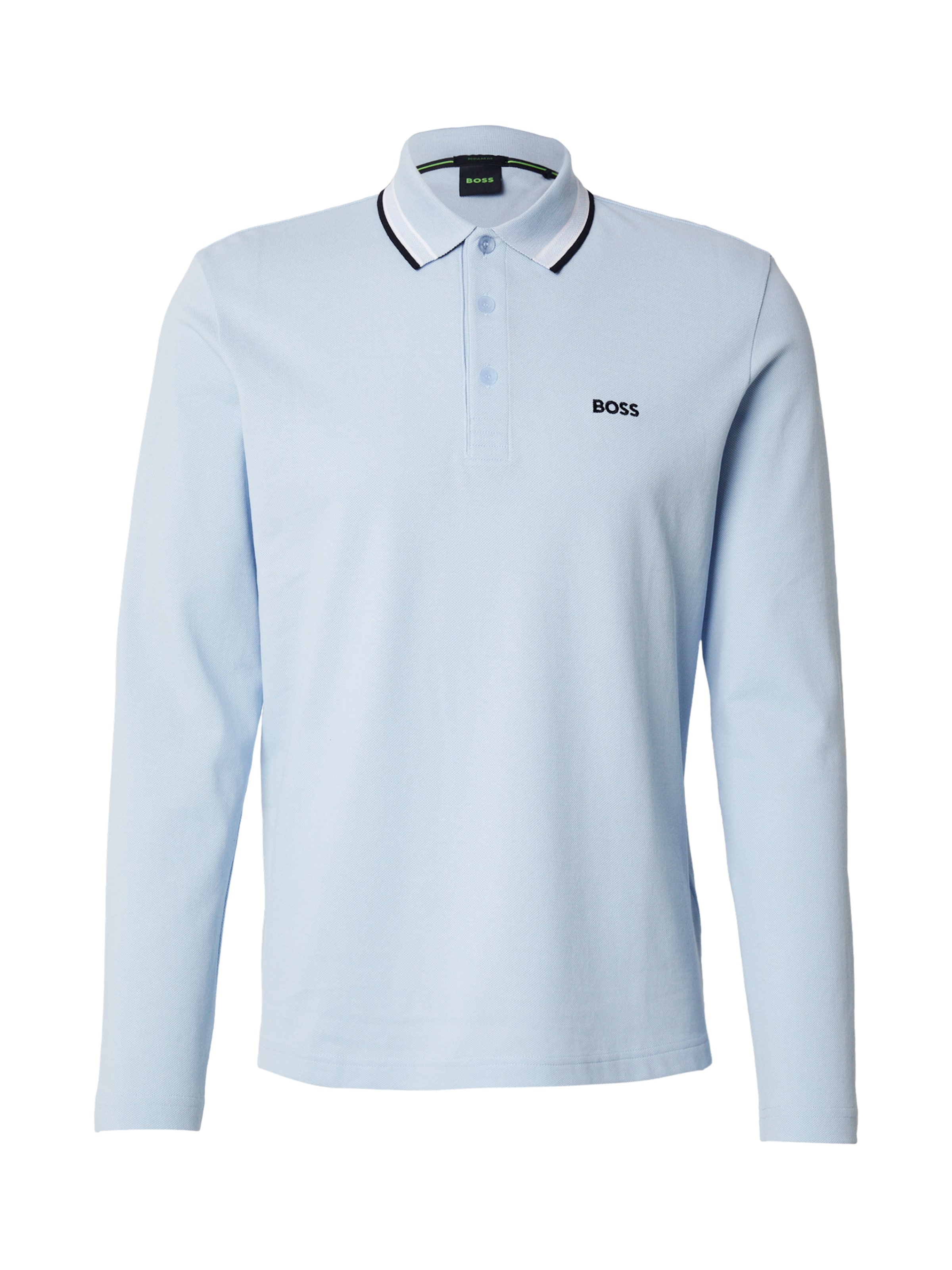 BOSS Shirt 'Plisy' in Blue: front