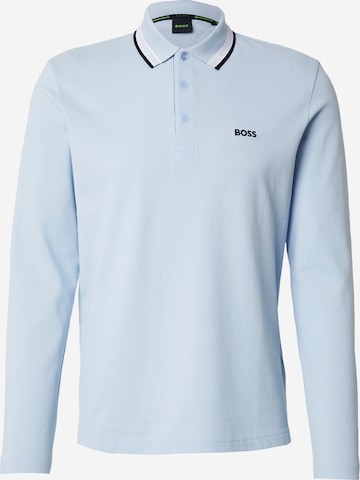 T-Shirt 'Plisy' BOSS en bleu : devant