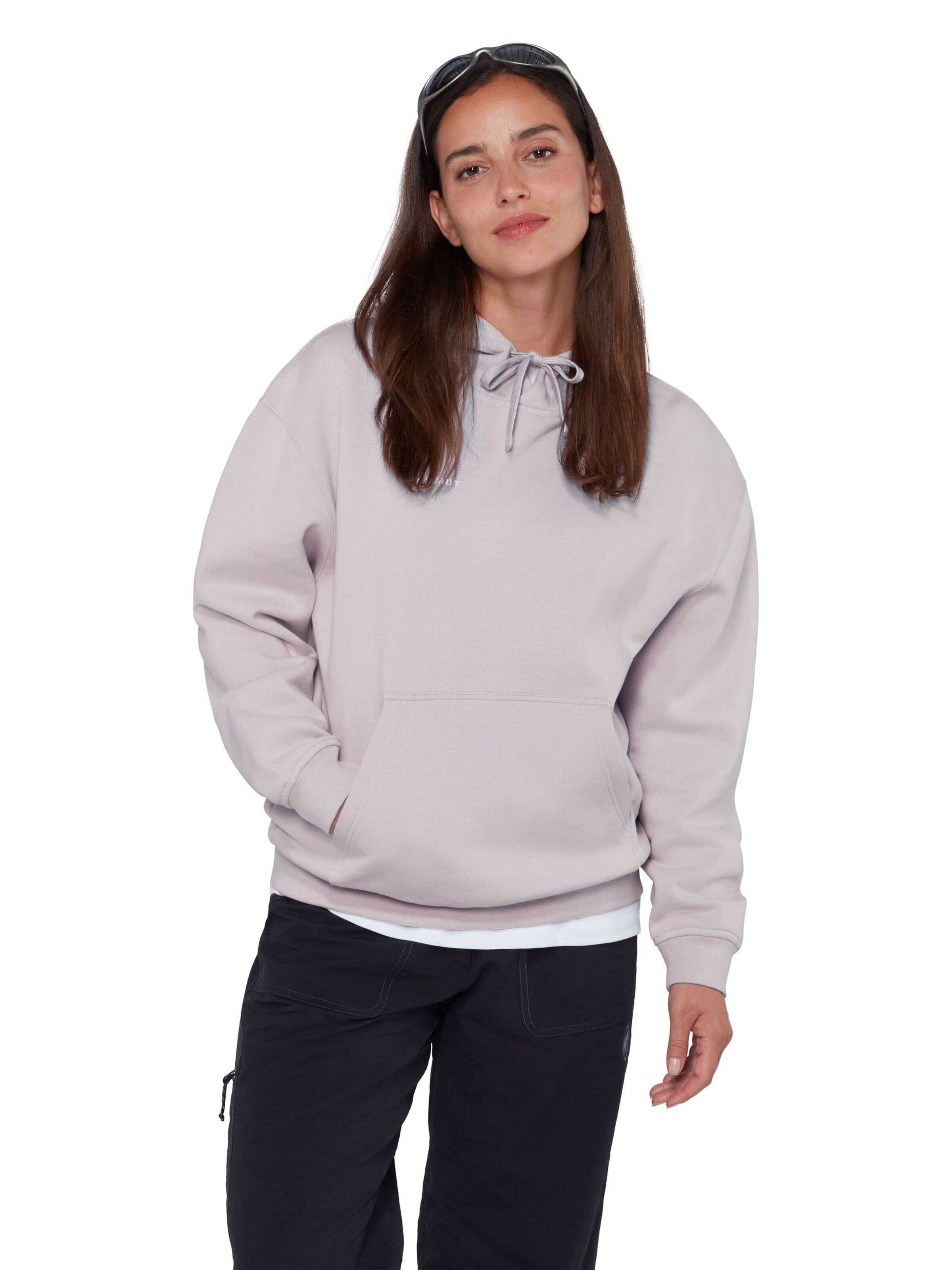 MAMMUT Sweatshirt in Purple: front