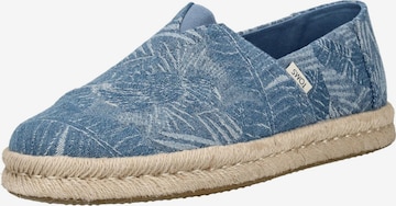 TOMS Espadrilles 'Alpargata Rope 2.0' in Blauw: voorkant