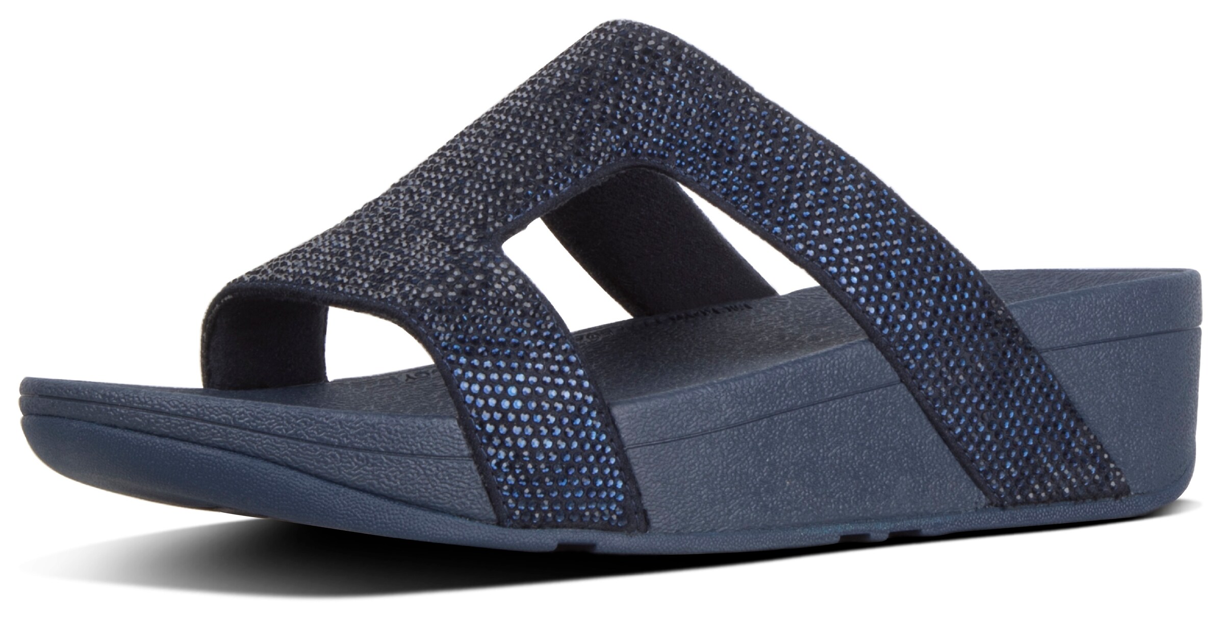 FitFlop Mules in Blue: front