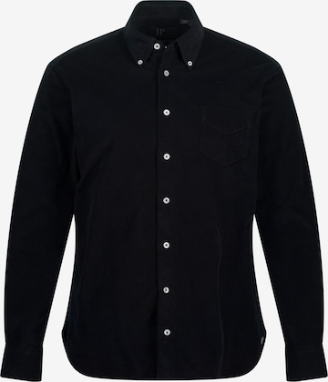 JP1880 Regular fit Button Up Shirt in Black: front