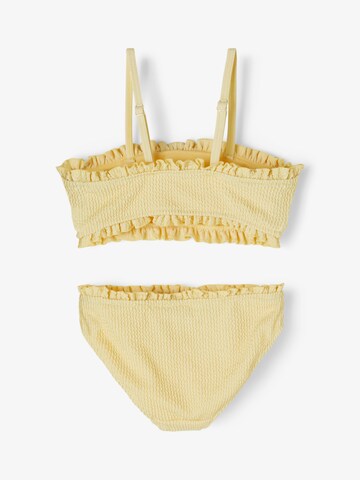 Bustier Bikini 'Filippa' NAME IT en jaune