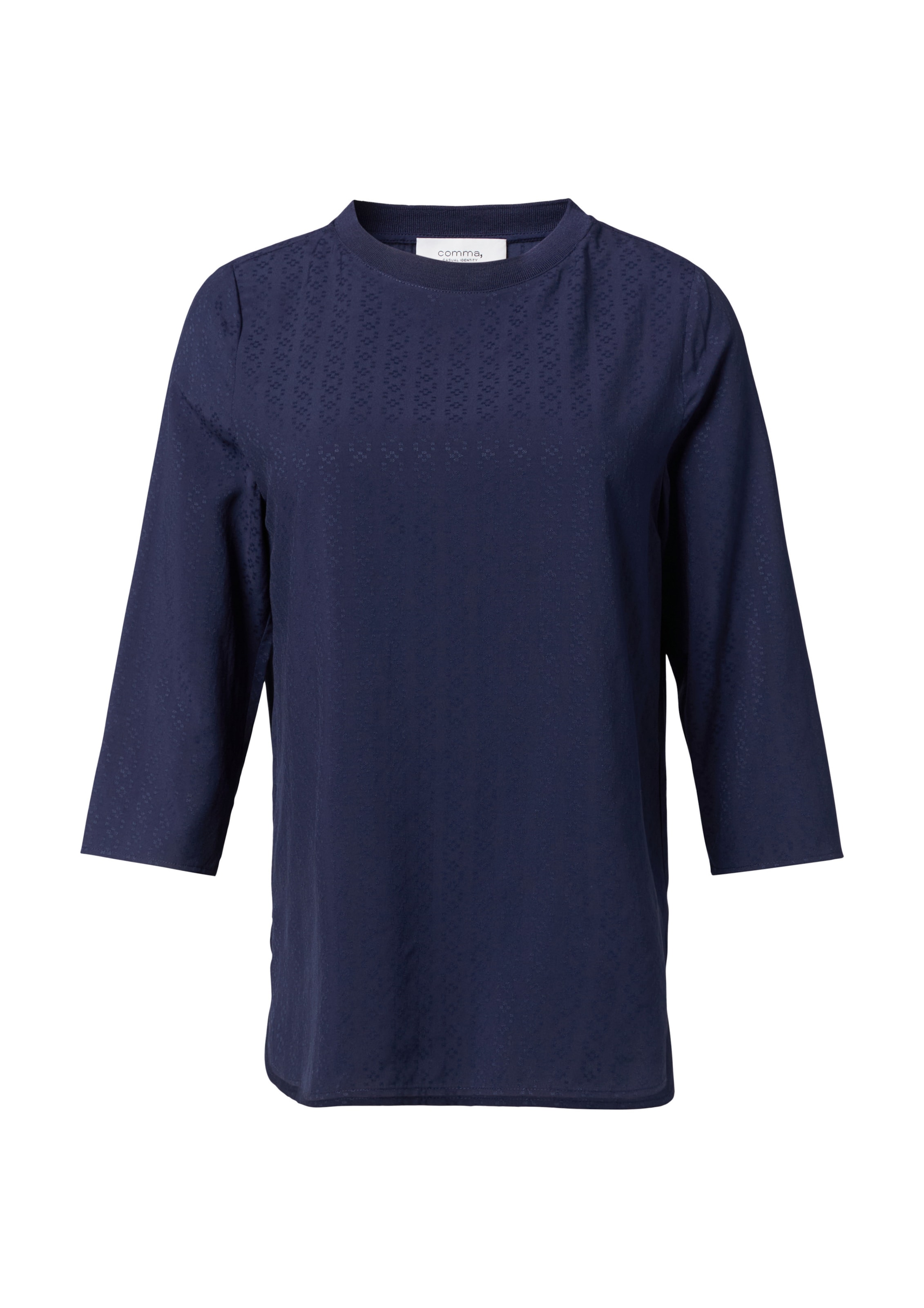 Chemisier comma casual identity en bleu : devant