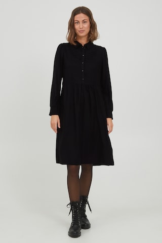 Fransa Hemdblusenkleid in Schwarz