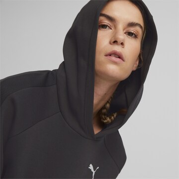 PUMA Sportief sweatshirt 'EVOSTRIPE' in Zwart