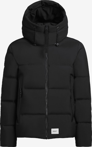 khujo Winterjacke 'Wesh' in Schwarz: Vorderseite