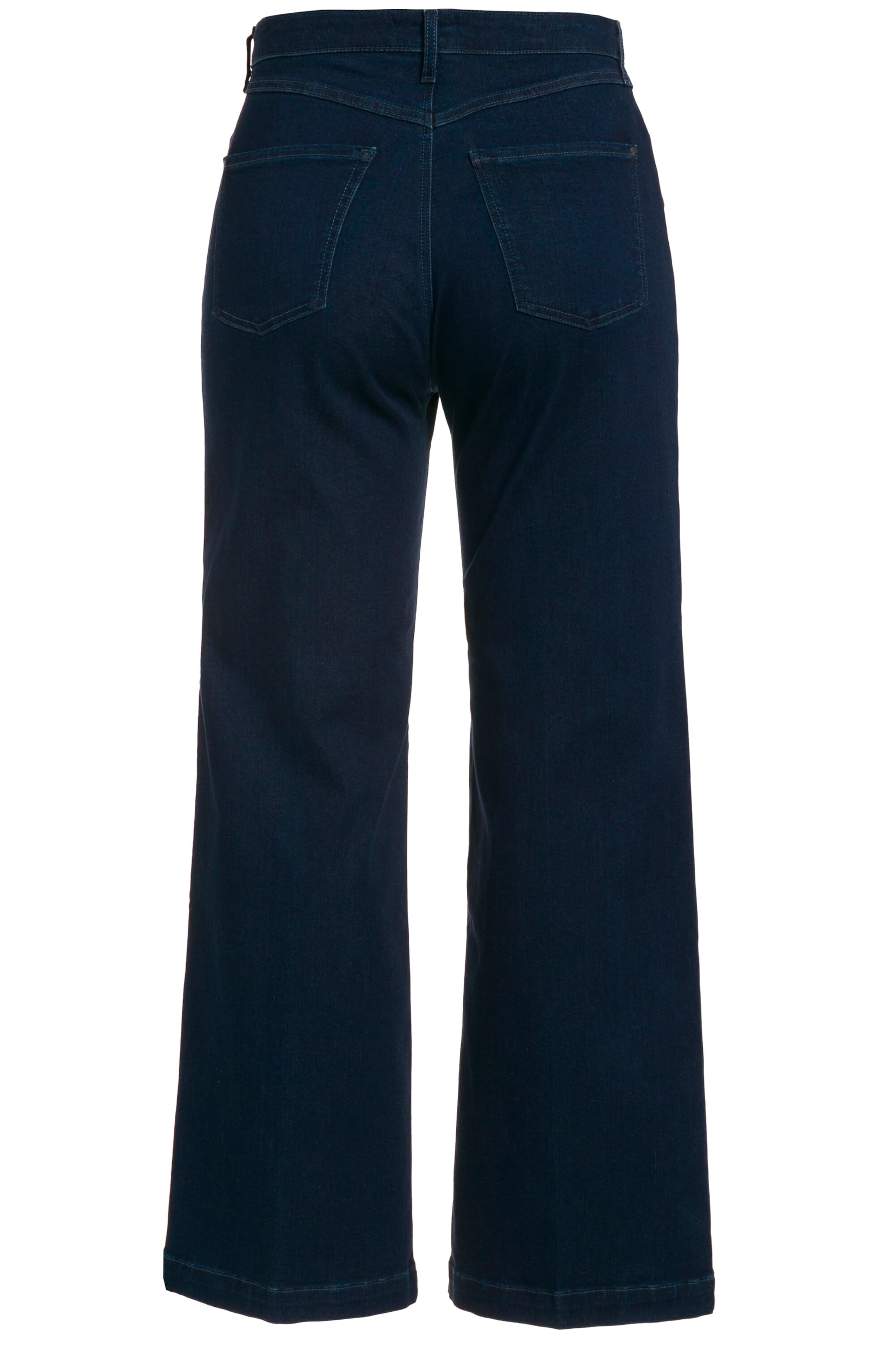Ulla Popken Wide leg Jeans in Blauw