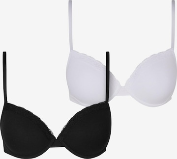 Reggiseno di Urban Classics in nero: frontale