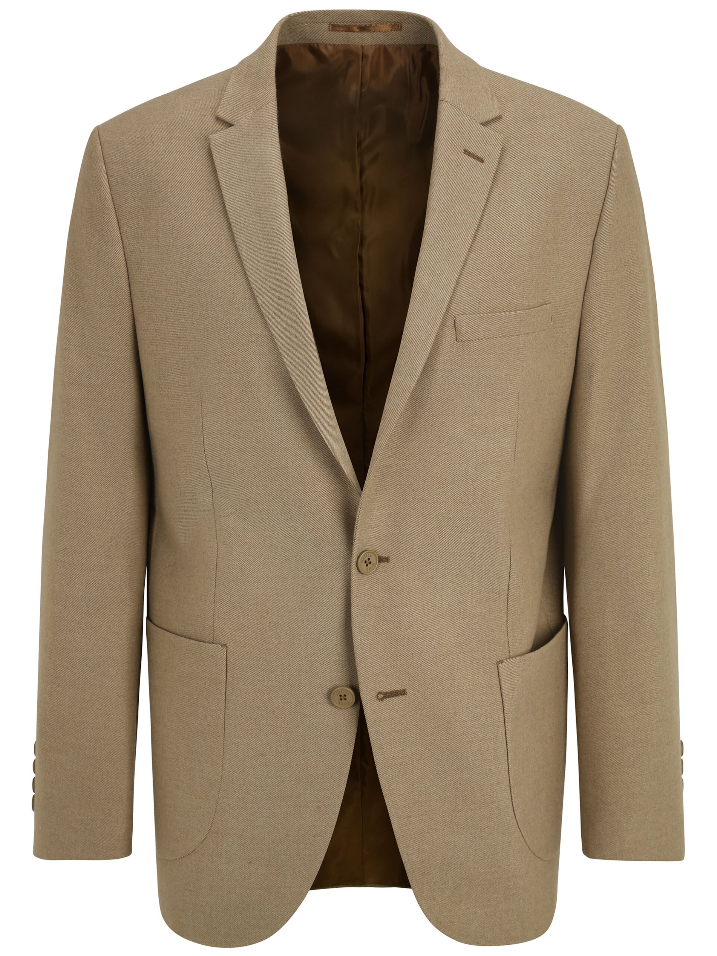 Steffen Klein Regular fit Colbert in Beige: voorkant