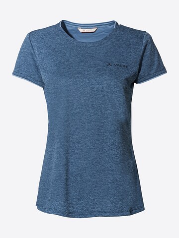 VAUDE Performance shirt 'W Essential T' in Blue: front