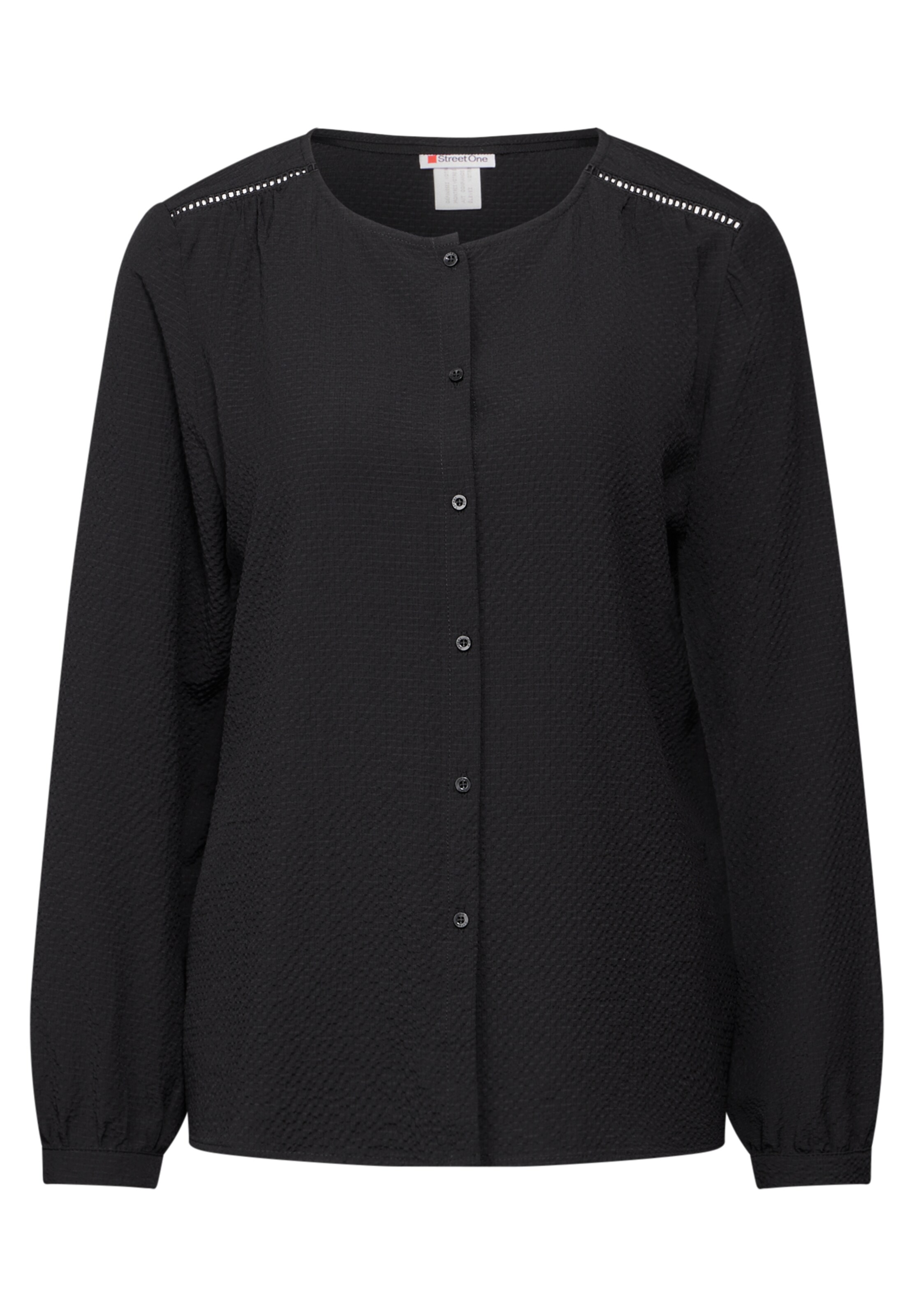 STREET ONE Bluse in Schwarz: Vorderseite